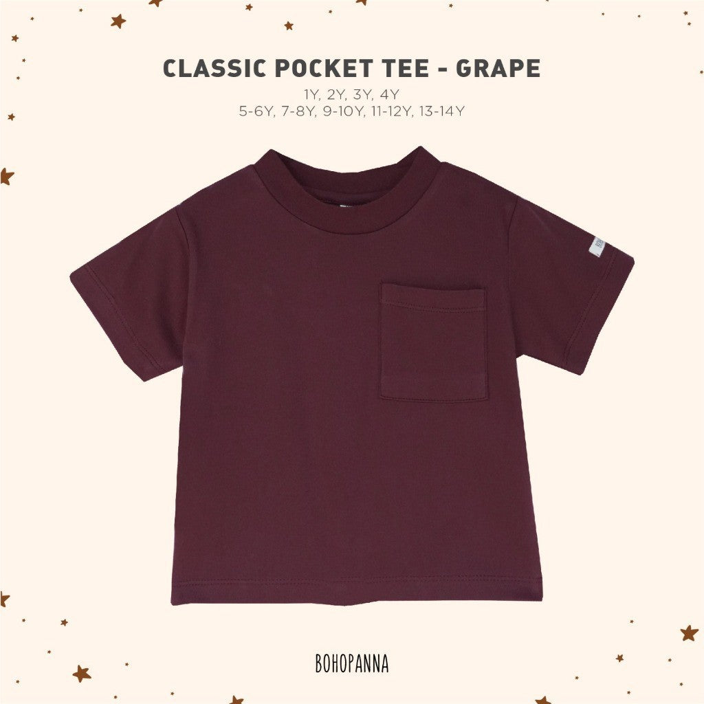 BOHOPANNA - CLASSIC POCKET TEE - Atasan Anak