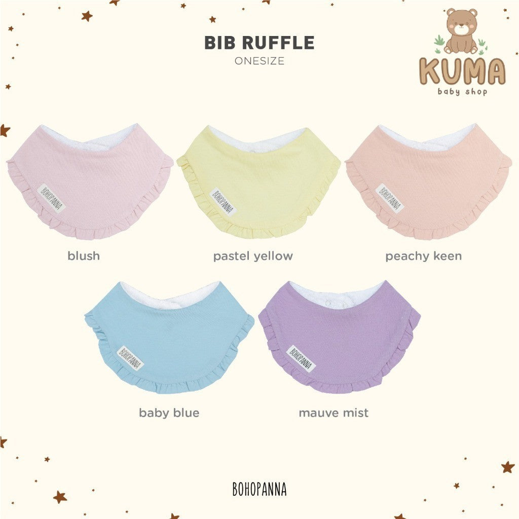 BOHOPANNA - BIB RUFFLE - Slabber Bayi