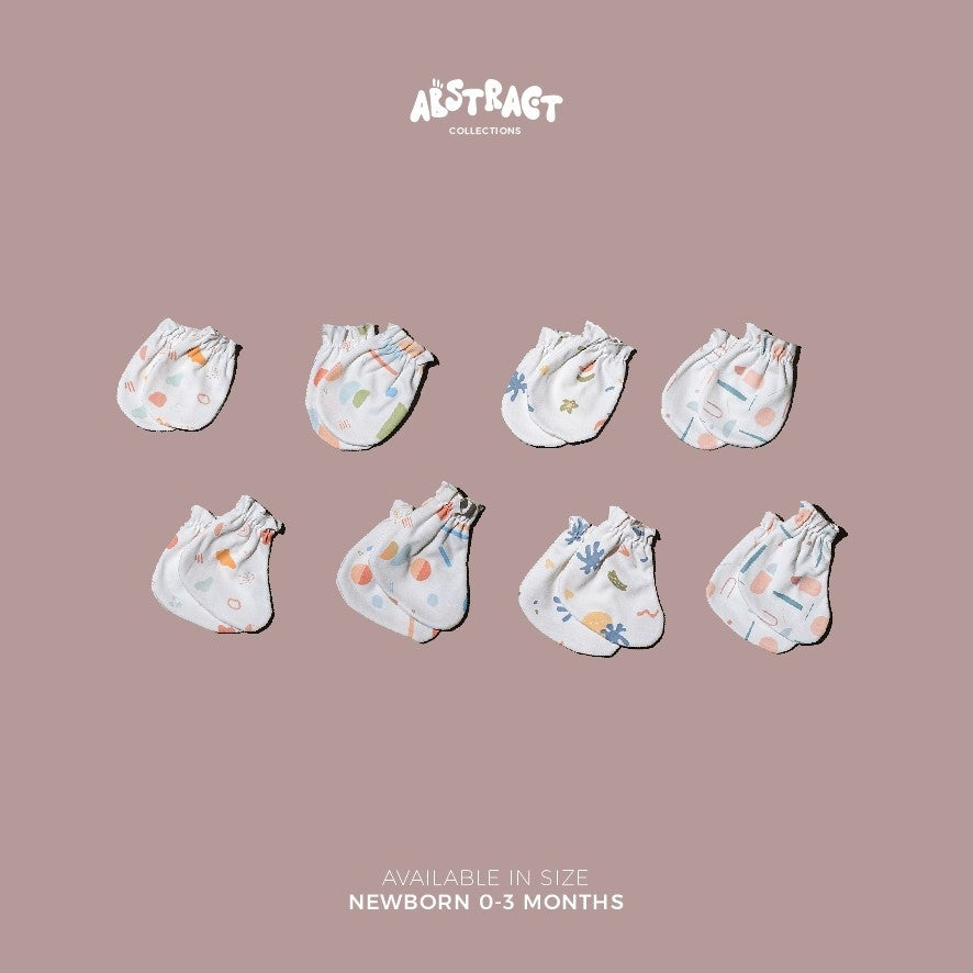 KIKI PUP - Mittens & Socks (Abstract) - Sarung tangan kaki bayi