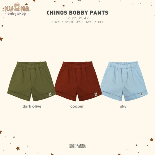 BOHOPANNA - CHINOS BOBBY PANT - Celana Pendek Anak Laki-Laki