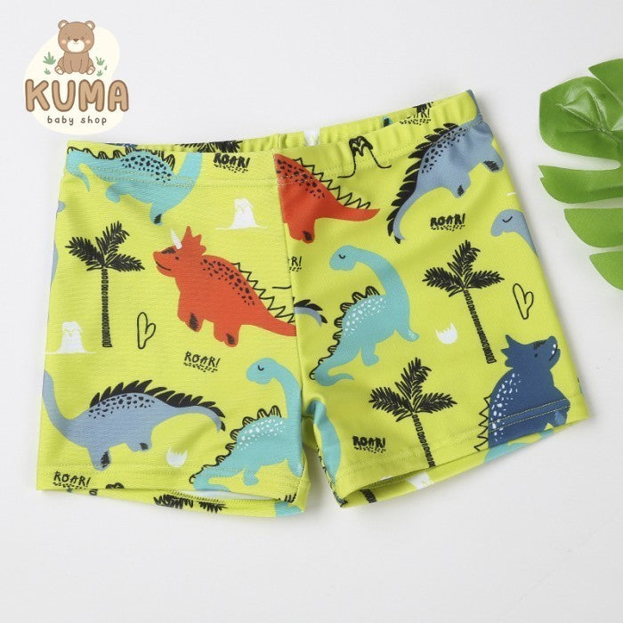 Hello Sun Baju Celana Renang Anak Laki Swim Wear Boy Kids Dino Green