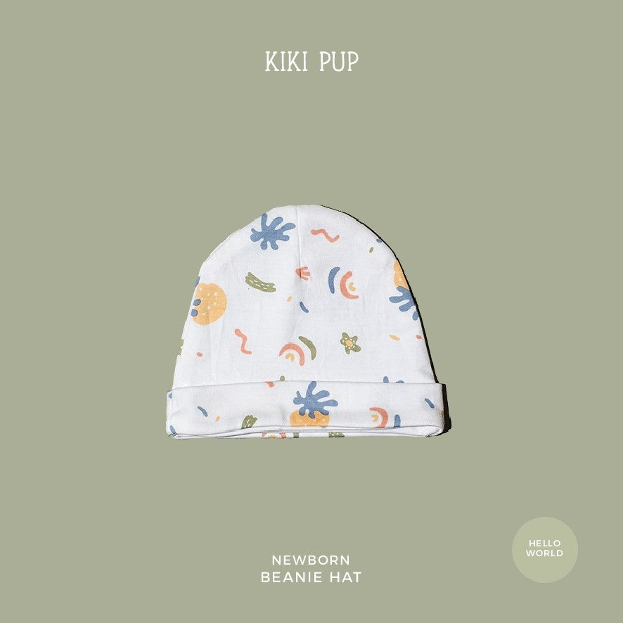 KIKI PUP - Beanie Hat (Abstract)- Topi bayi / Baby hat