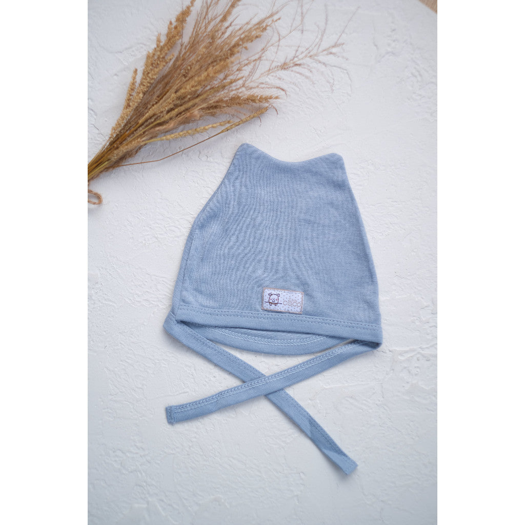 Cocopop Baby Coco Bear Hat Topi Polos Kaos Katun Bayi Cotton Kecil Warna Soft Babywear