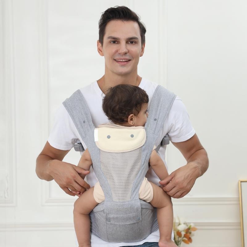 Gendongan Bayi Hipseat Tidak Gerah & Simple - Breathable Hipseat Carrier MOOIMOM