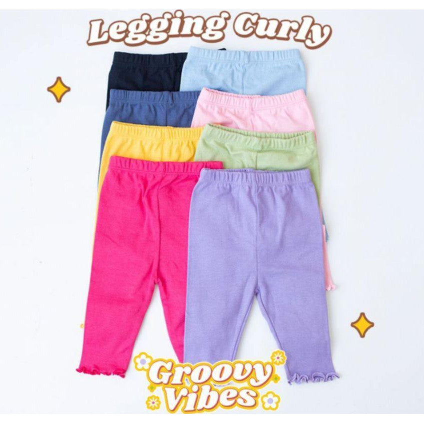 ARDENLEON Celana Legging Anak Legging Curly Kecil