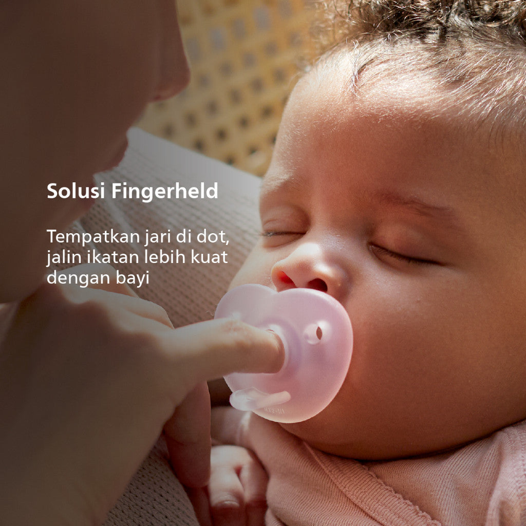 Philips Avent Soother Heart Pink 0-6M SCF099/22 Pacifer Empeng Bayi