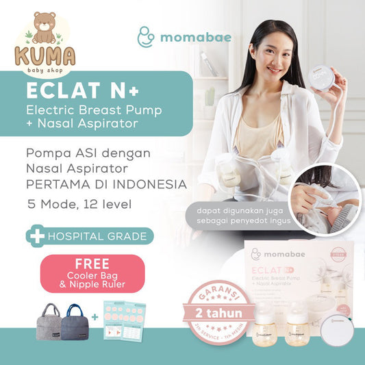 MOMABAE - ECLAT N+ Double Breast Pump / Pompa ASI Elektrik / Breast Pump Electric / Pumping ASI Elektrik Portable