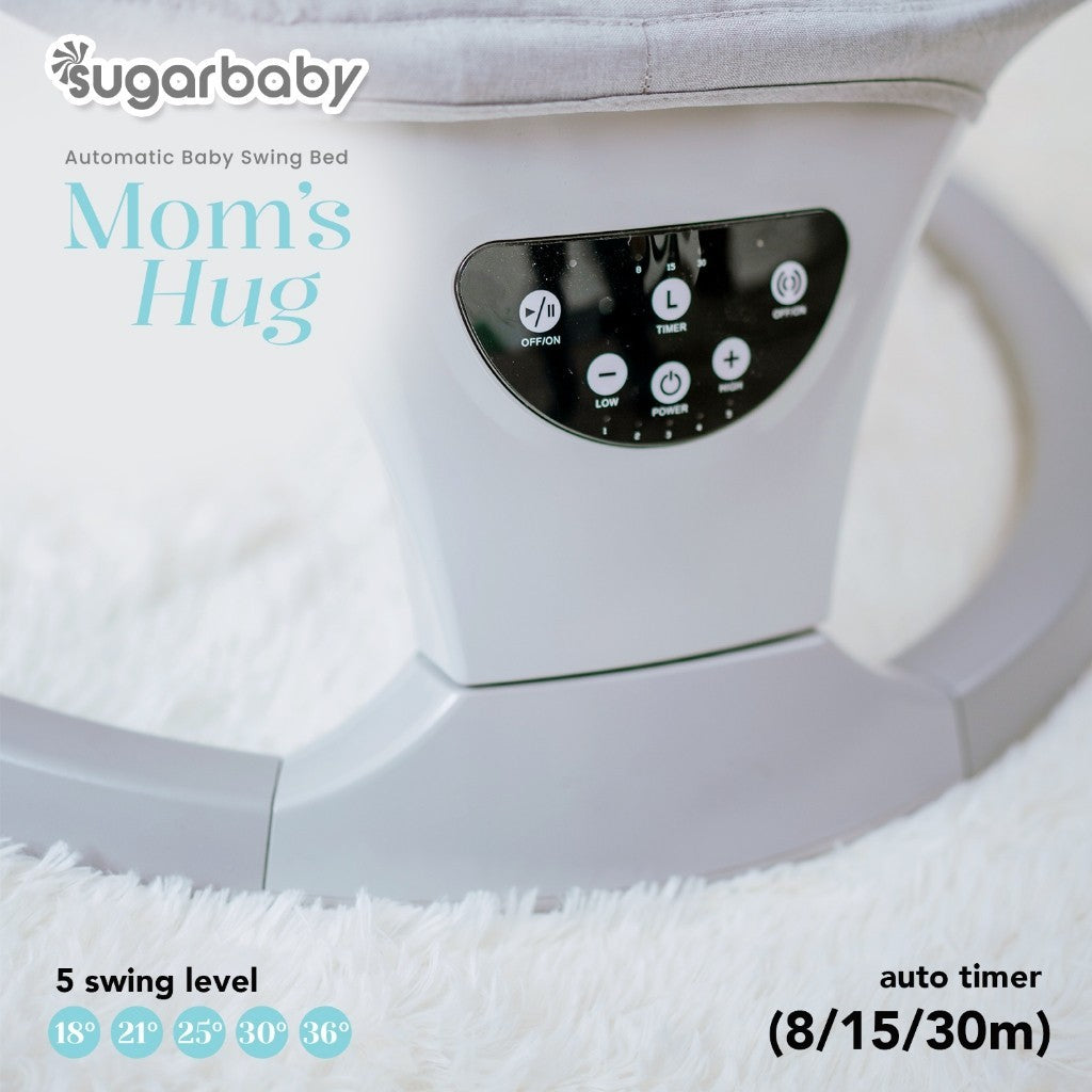 Sugar Baby Moms Hug Automatic Baby Swing Bed/ Ayunan Bayi/ Bouncer Bayi