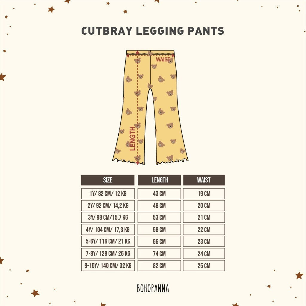 BOHOPANNA - CUTBRAY LEGGING PANT - Legging Anak Perempuan BP2456