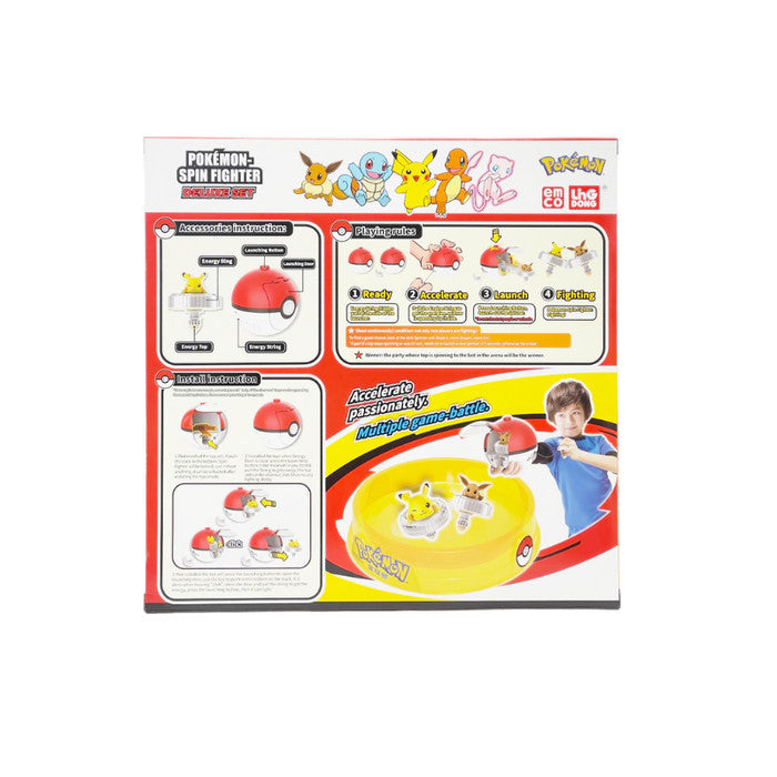 Emco Mainan Gasing Pokemon Spin Fighter Deluxe Set