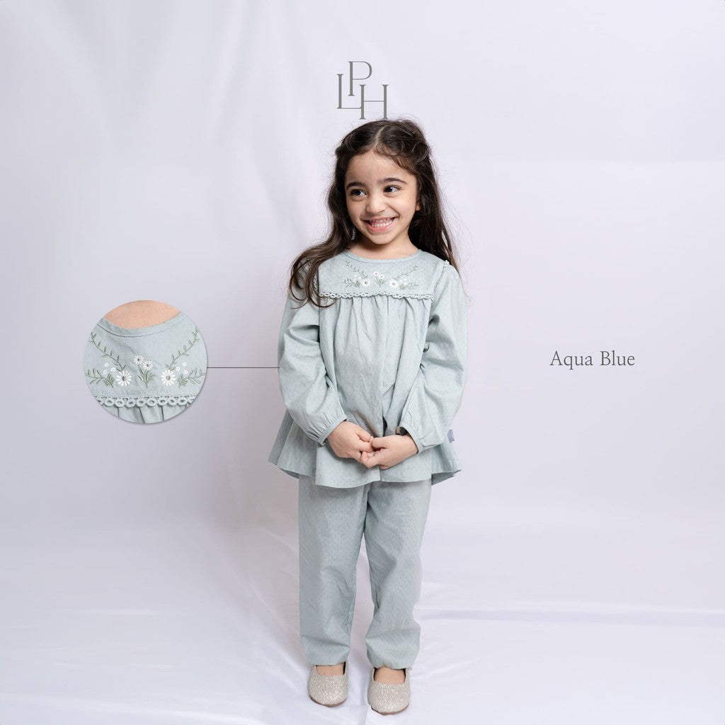Little Palmerhaus - Baju Lebaran 2025 - Yarra Girl Attire Set (Setelan Tunik Anak Perempuan Usia 1-6 Tahun)