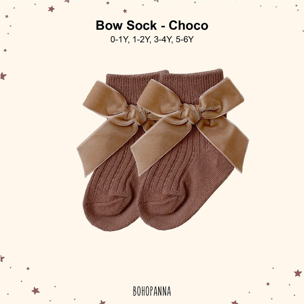 BOHOPANNA - BOW SOCK - Kaos Kaki Bayi Anak Perempuan