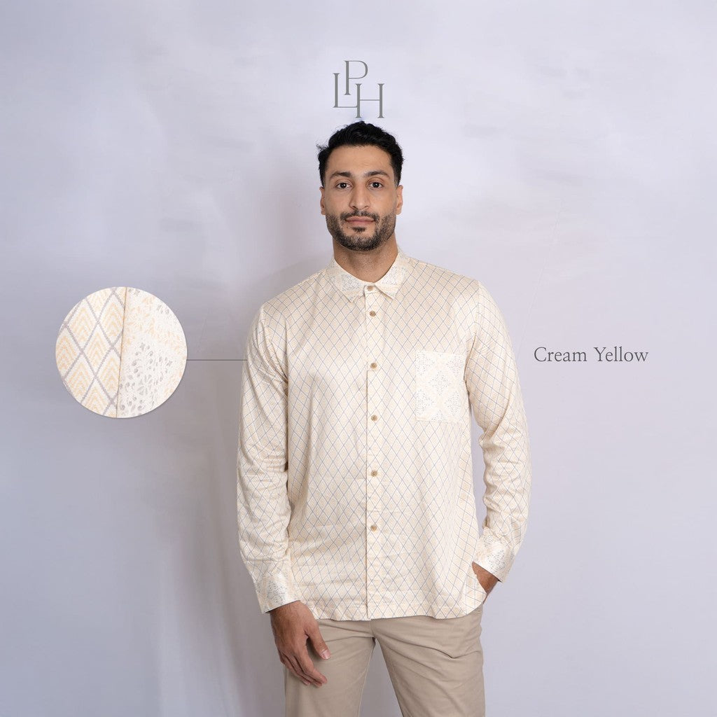 Little Palmerhaus - Baju Lebaran 2025 - Arshad Dad Shirt (Baju Koko Pria Dewasa)