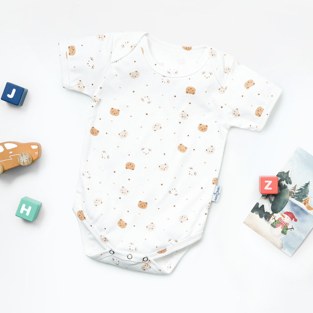 Nice Kids - ARCTIC COLLECTION Baby Bodysuit (Unisex Onesie 0-18 Bulan) Jumper Romper Baju Anak Bayi Newborn Pattern Motif