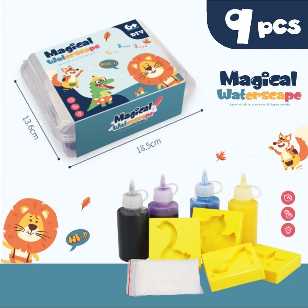 Kyopta Magical waterscape water jelly kreatifitas anak edukasi magical waterscape refill