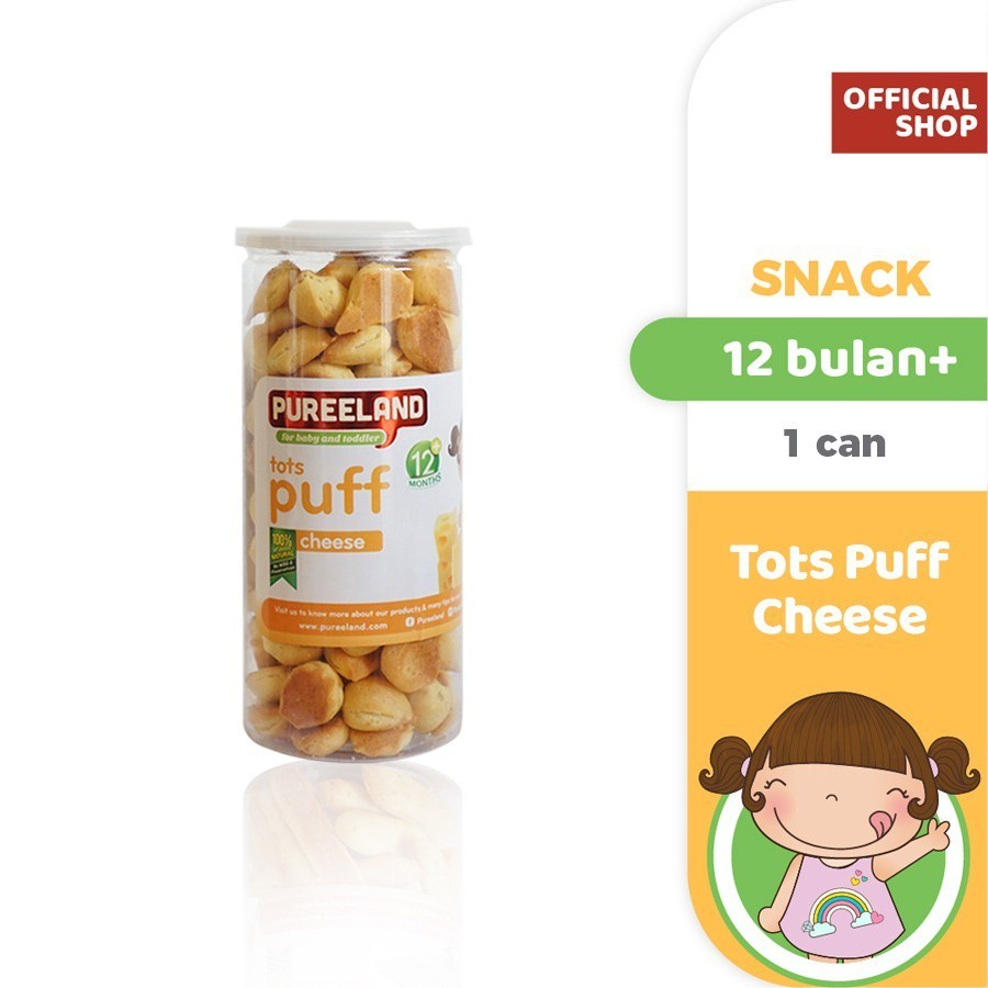 Pureeland Soes Mini MPASI / Baby Puff / MPASI Bayi Organik / Makanan Bayi / Snack Bayi
