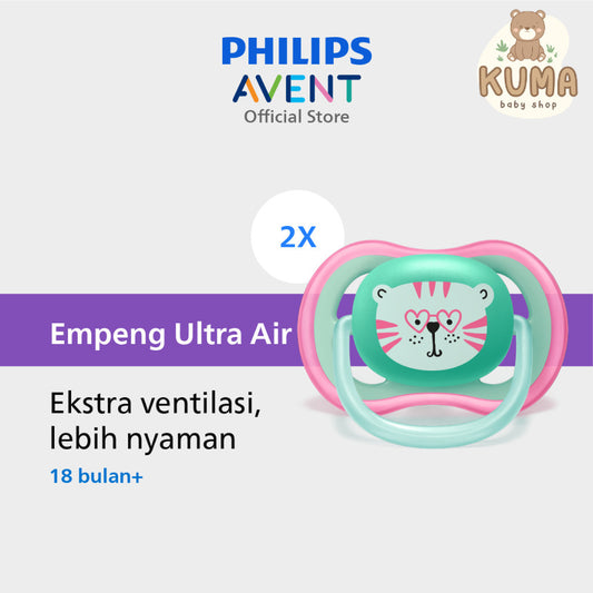 Philips Avent Soother Ultra Air 18m+ SCF349/13 SCF349/10 Pacifer Empeng Dot Bayi