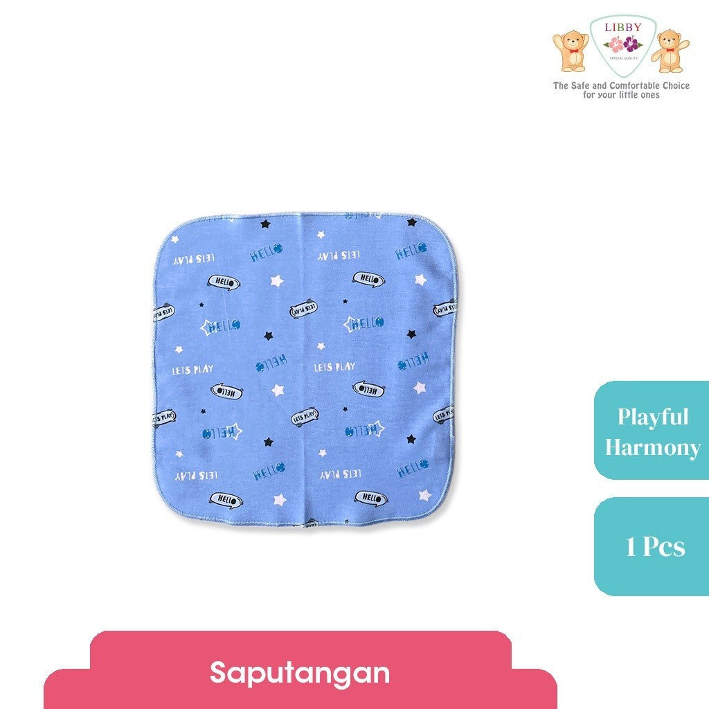 LIBBY Saputangan/Selampai/Lap Motif Playful Harmony (1 pcs)