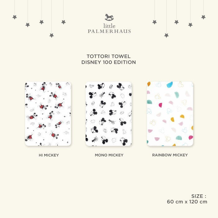 Little Palmerhaus - Disney 100th Mickey Tottori Towel (Handuk Bayi) 120x60
