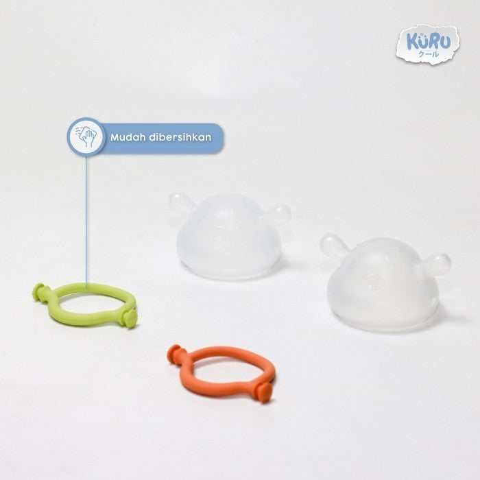 Kuru ST1 Baby Liquid Silicone Hand Teether - Gelang Gigitan Bayi