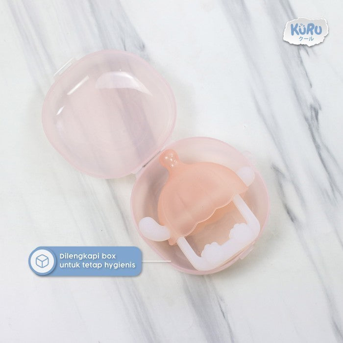 Kuru ST2 Baby Nipple Imitation Silicone Teether | Gigitan Gelang Bayi