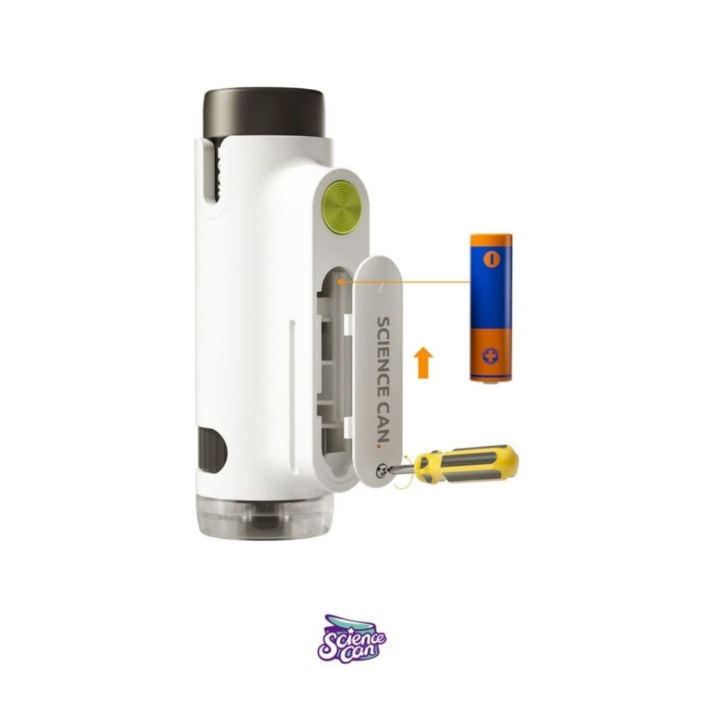 Sicencecan Portable Microscope Mainan Edukasi Anak Mikroskop