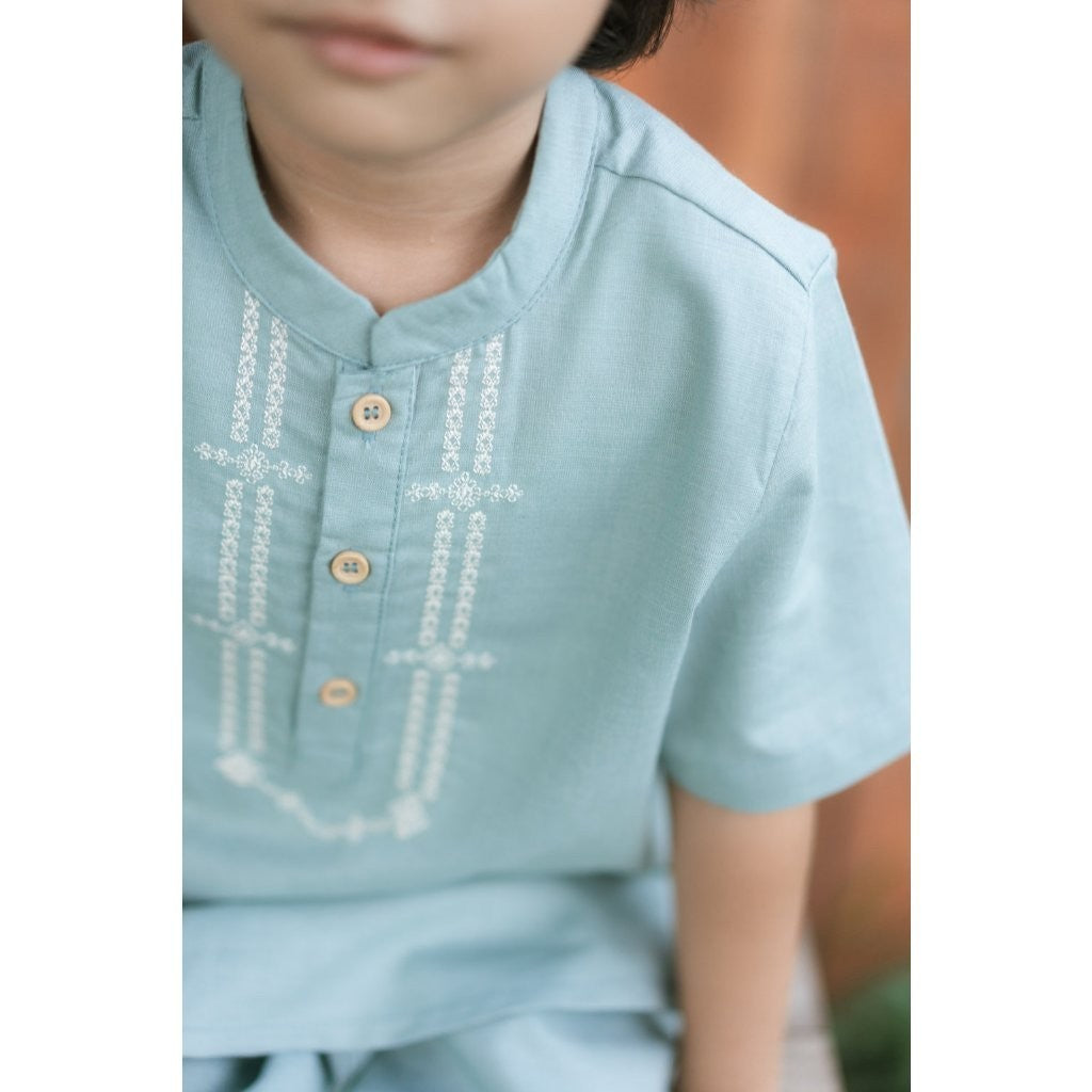 BOHOPANNA - RAYA COLLECTION - HARUN SET - Baju Lebaran Anak Laki-Laki - Baju Muslim Anak Laki-Laki - Setelan Muslim Anak Laki-Laki