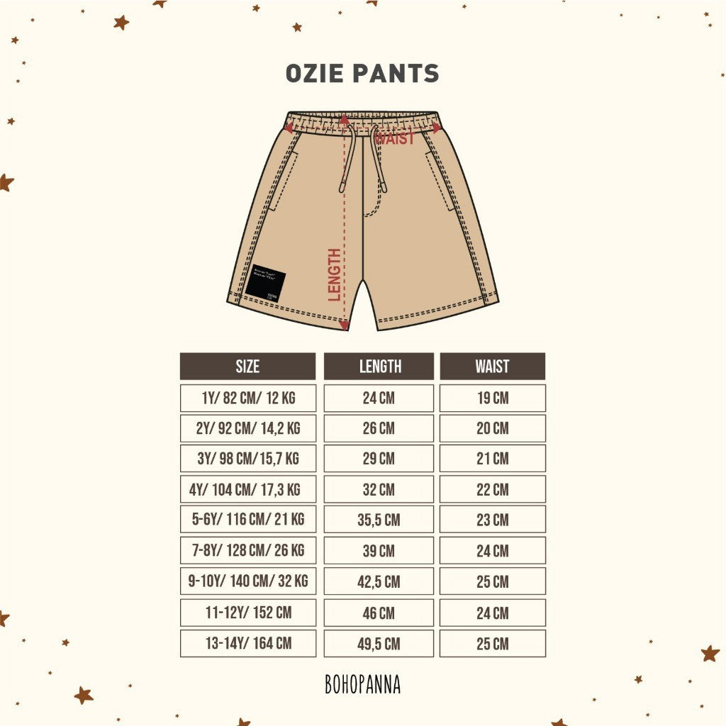 BOHOPANNA - OZIE PANT - Celana Anak Laki-Laki