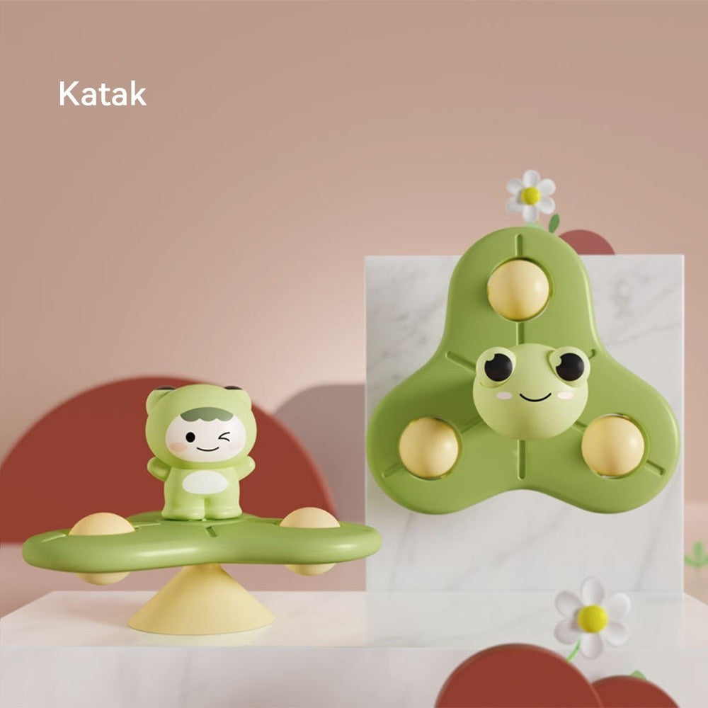 Kyopta Mainan fidget spinner anak pop it Spinner putar Mainan genggam sensor motorik bayi