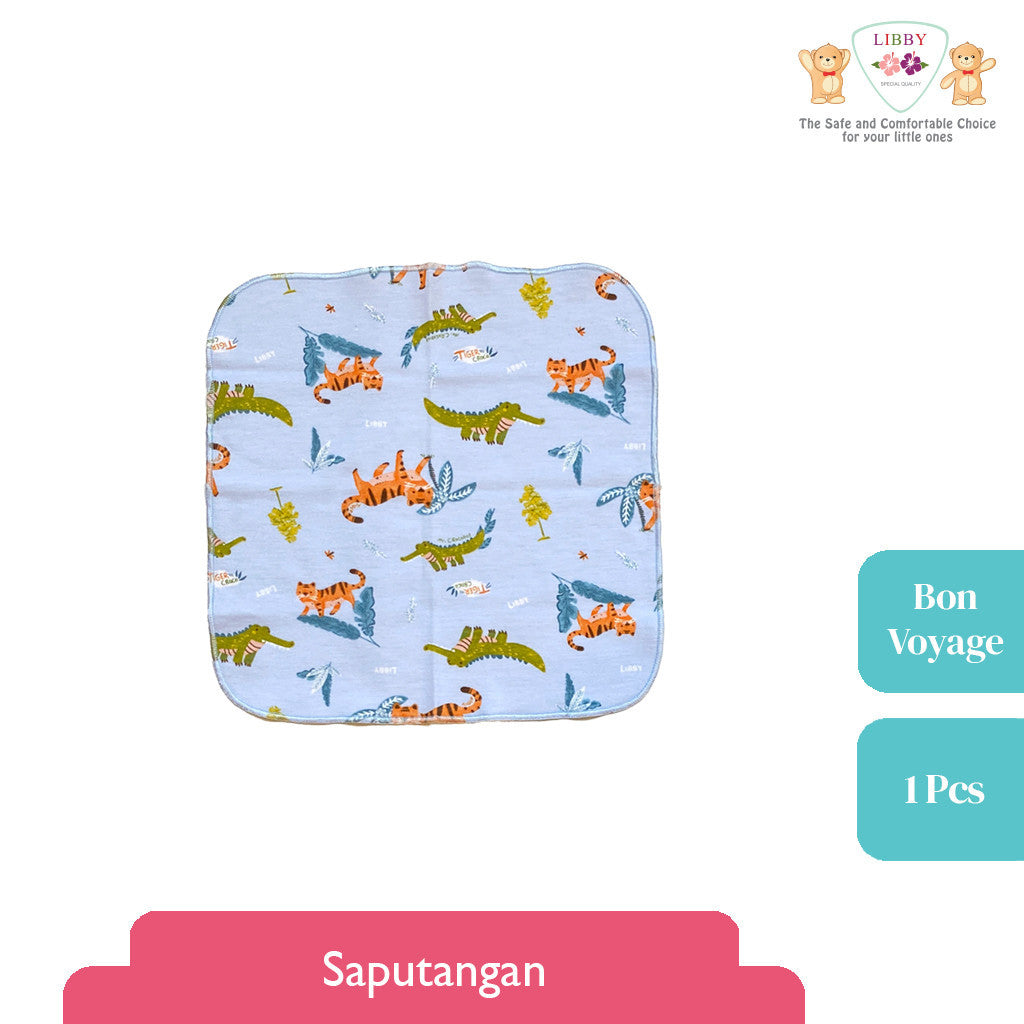 LIBBY Saputangan/Selampai/Lap Motif Playful Harmony (1 pcs)
