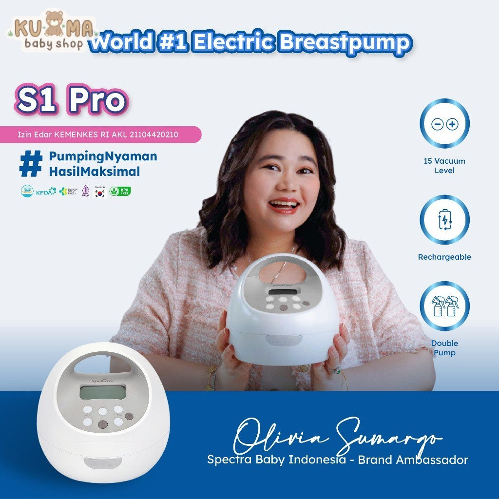Spectra S1Pro Double Electric Breastpump - Pompa Asi Elektrik Ganda