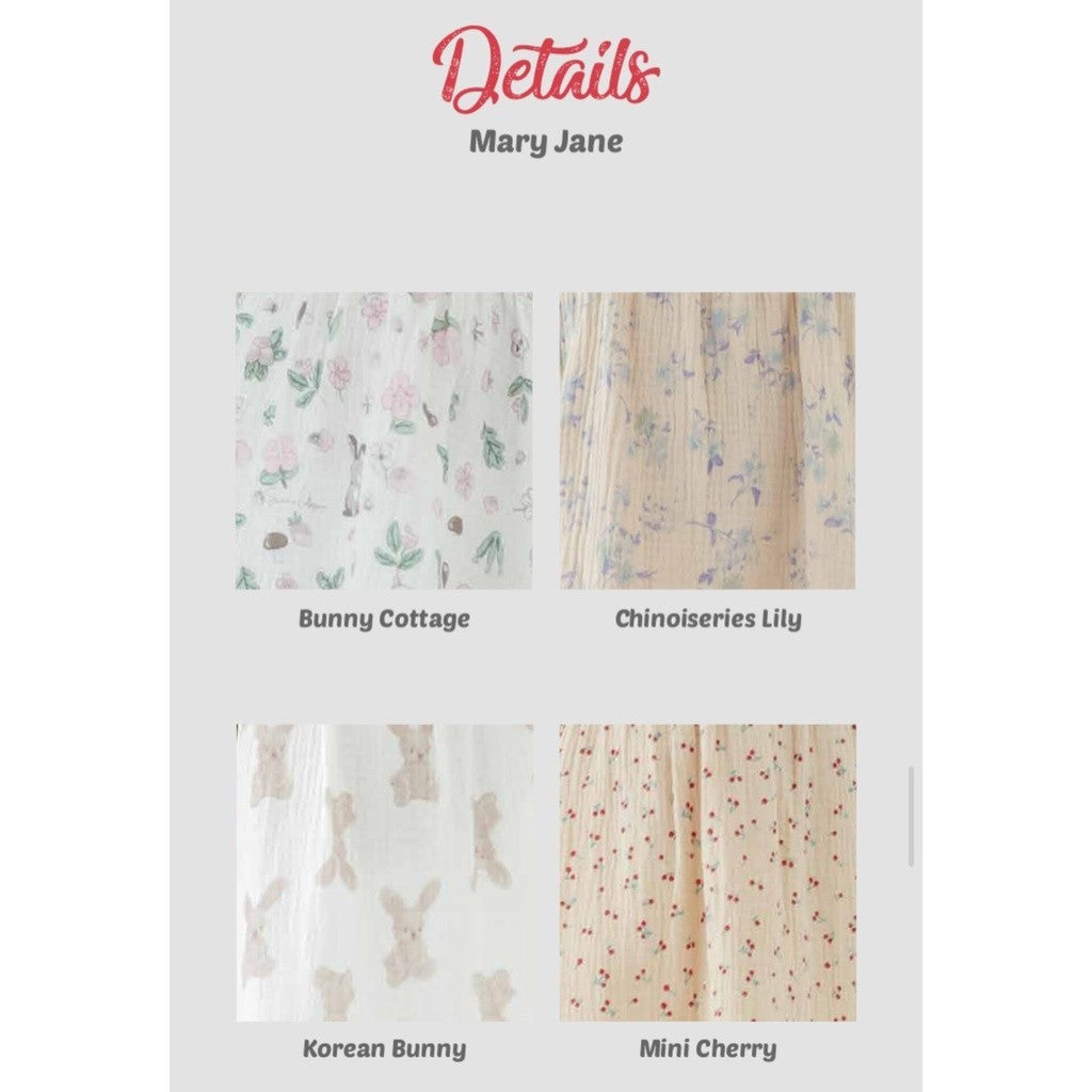 Harlow Kids Mary Jane Dress /  Dress Pesta / Dress Anak Perempuan HarlowKids