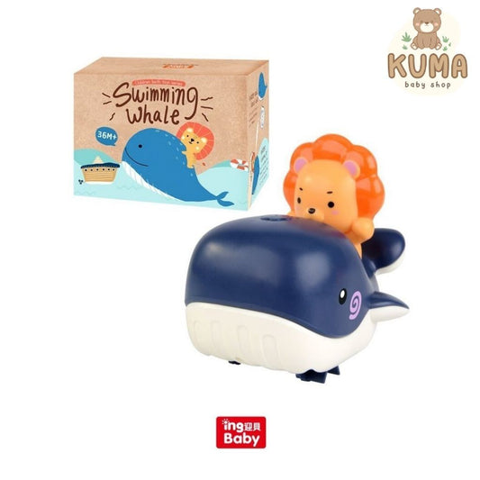 Ingbaby Whale & Funny Lion Splash Water Bath Toys Mainan Mandi Anak