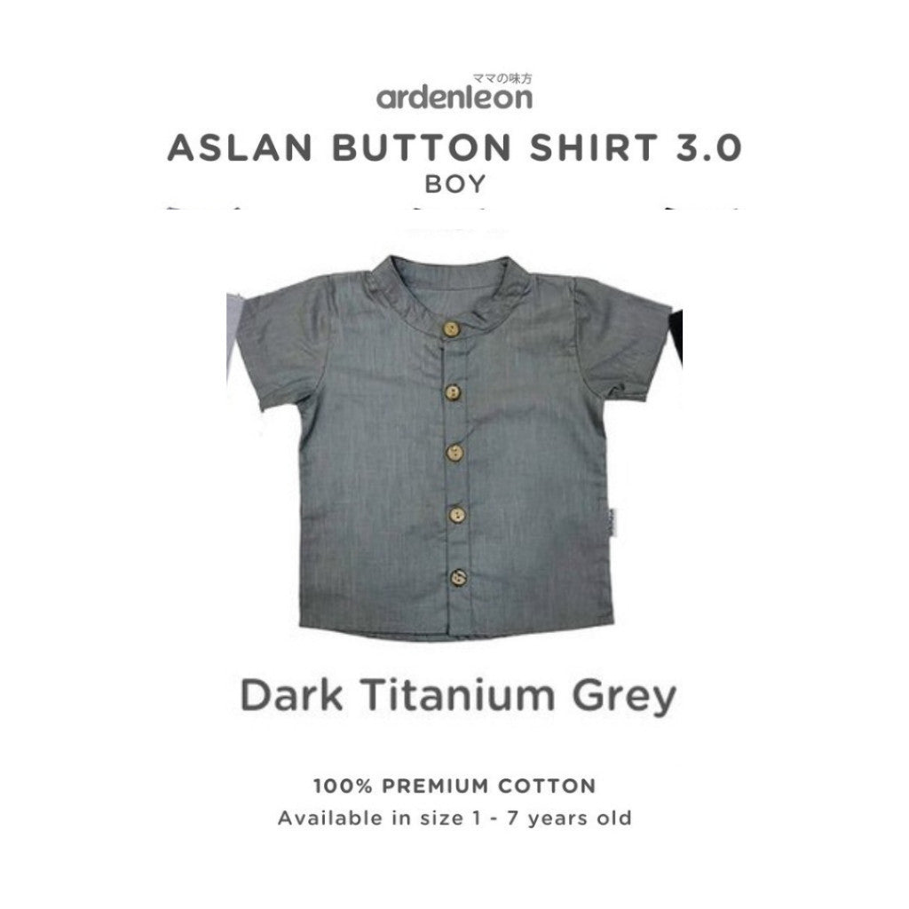 Ardenleon Kemeja Anak Laki Boy Aslan Button Shirt 3.0