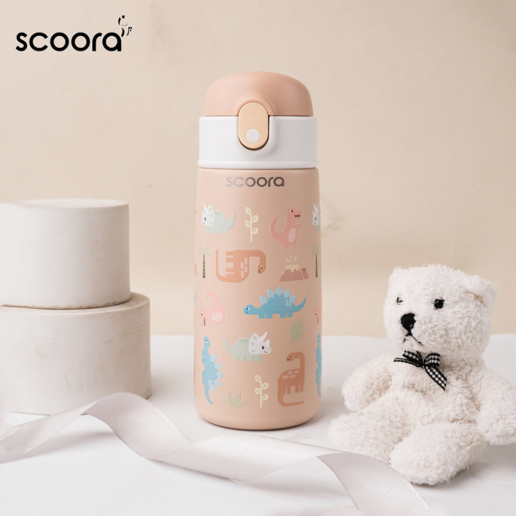 SCOORA Zoy Botol Minum Stainless Anak Dengan Sedotan Tumbler 480ml