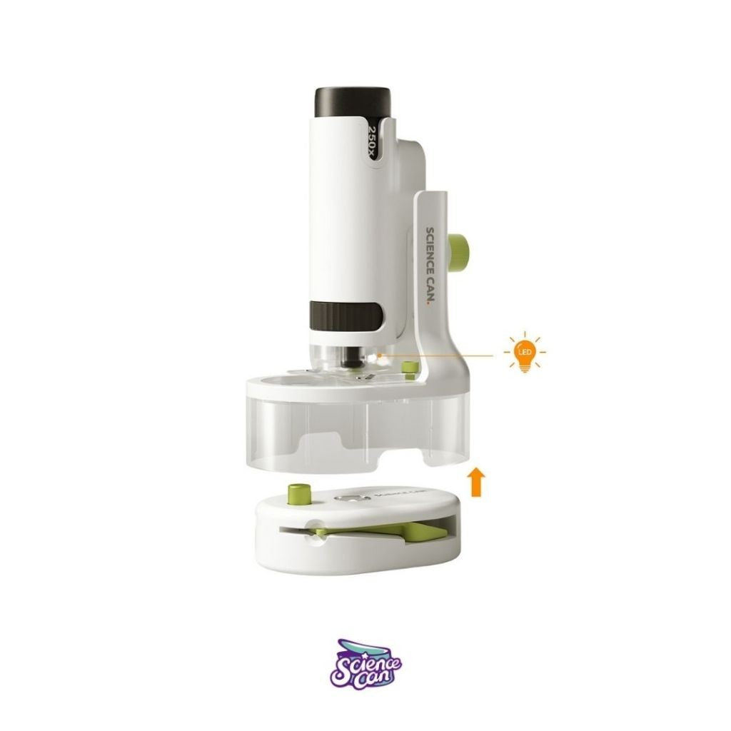 Sicencecan Portable Microscope Mainan Edukasi Anak Mikroskop