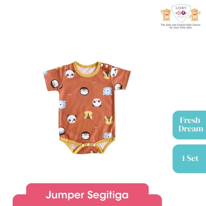 LIBBY Baju Kodok Segitiga Motif Fresh Dreams (1 pcs) - Libby Fox