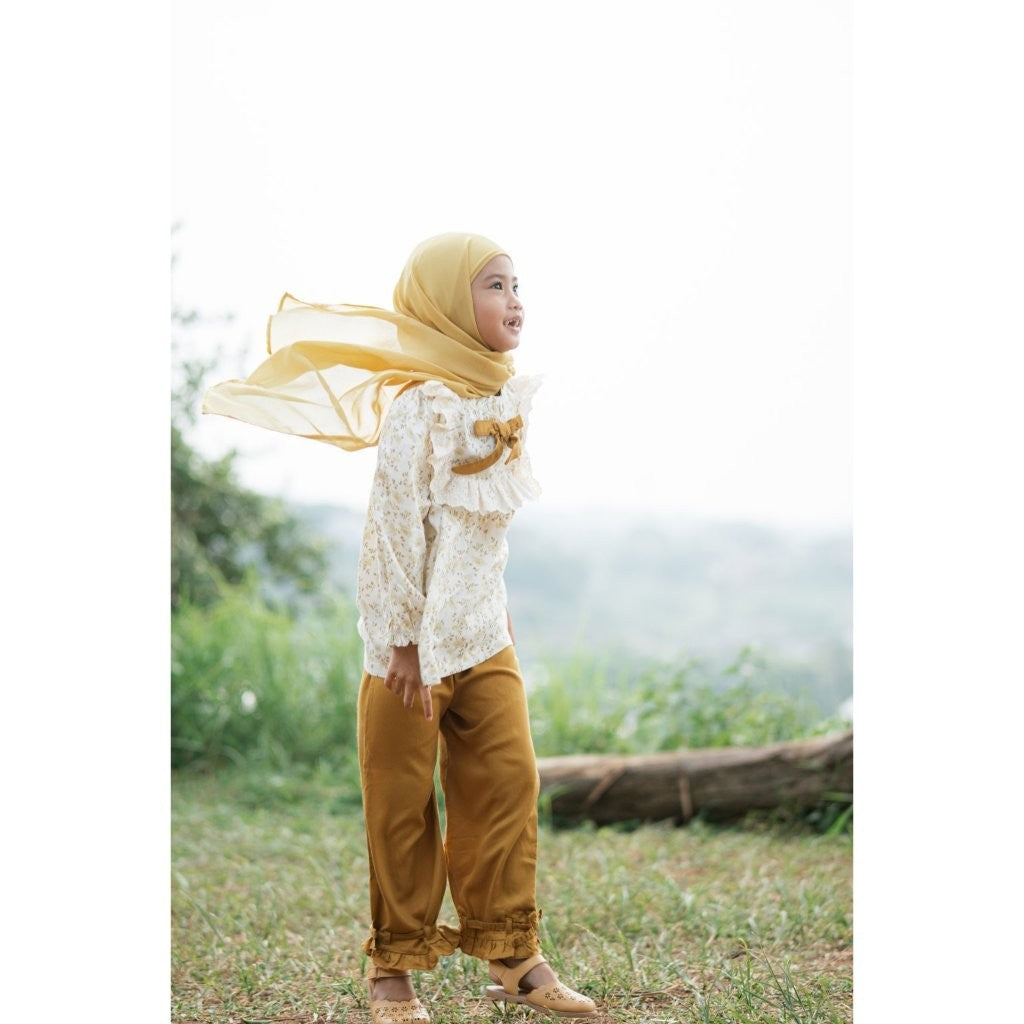 BOHOPANNA - RAYA COLLECTION - ALLIYA SET - Dress Muslim Anak - Baju Muslim Anak Perempuan - Dress Anak Permpuan