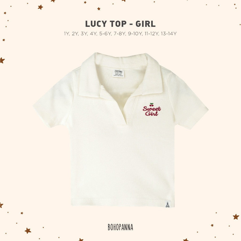 BOHOPANNA - LUCY TOP - Atasan Anak Perempuan - Atasan Polo
