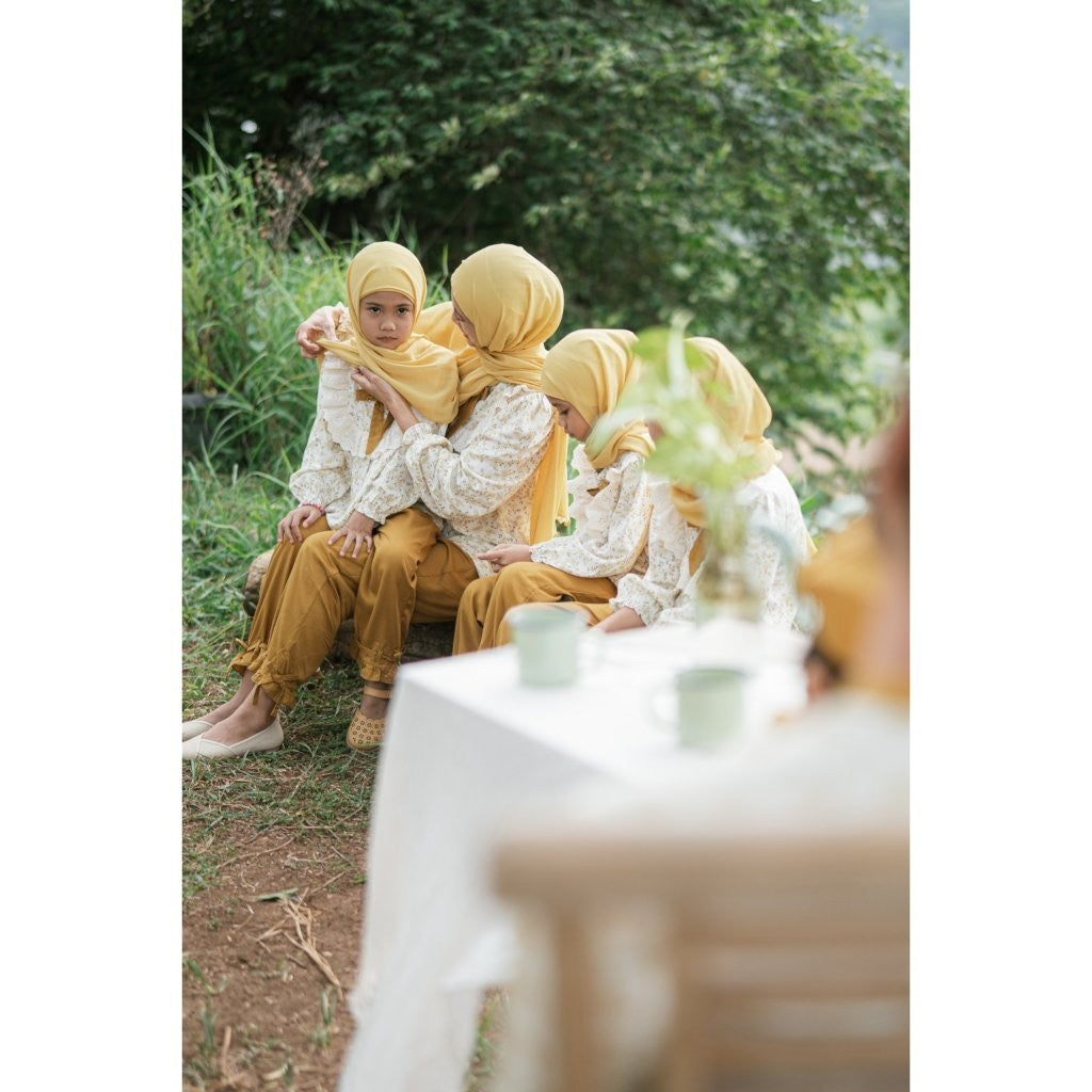 BOHOPANNA - RAYA COLLECTION - ALLIYA SET MOM - Setelan Muslim Wanita - Baju Muslim Perempuan