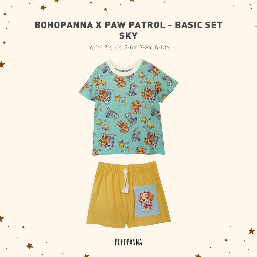 BOHOPANNA - BOHOPANNA X PAW PATROL - BASIC SET - Setelan Anak