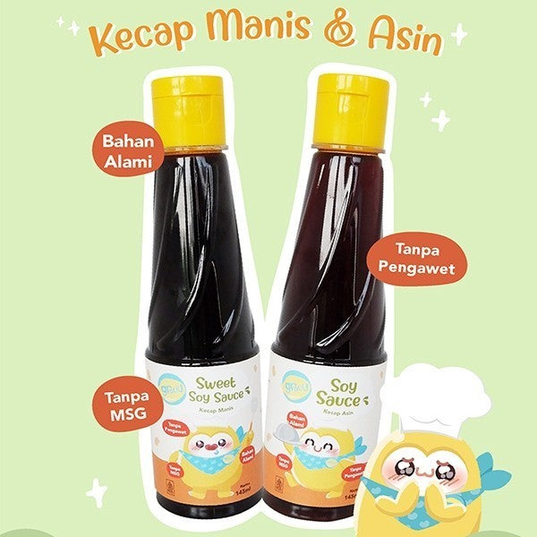 Grouu - Cooking Sauces - Soy Sauce, Kecap MPASI Organik, Bumbu MPASI - NO MSG