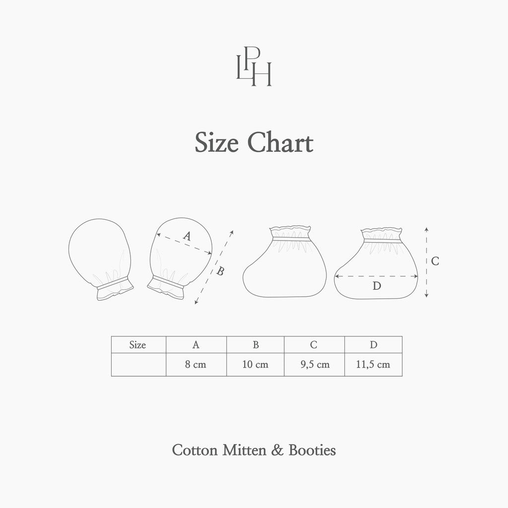 Little Palmerhaus - Cotton Mitten & Booties (Sarung Tangan dan Sarung Kaki Bayi)