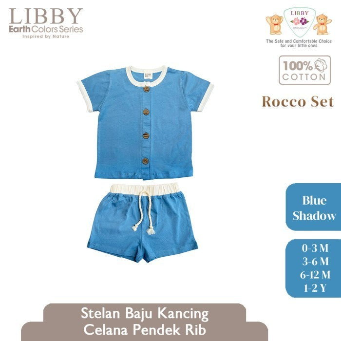 LIBBY Earth Stelan Rocco Set Pendek Celana Pendek Seri 2 (1stel/pack)