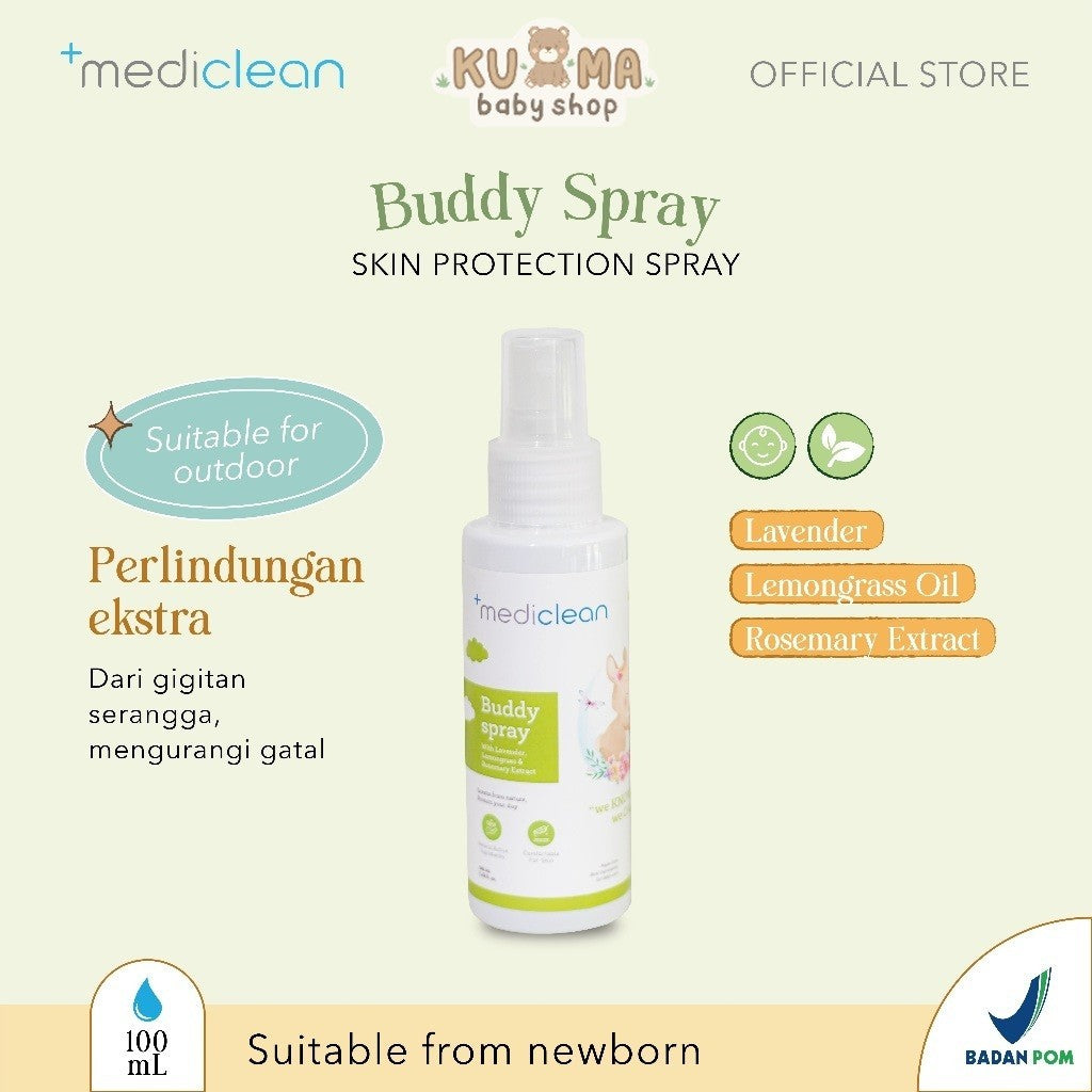 Mediclean Buddy Spray - Spray Anti Nyamuk Anak Dewasa