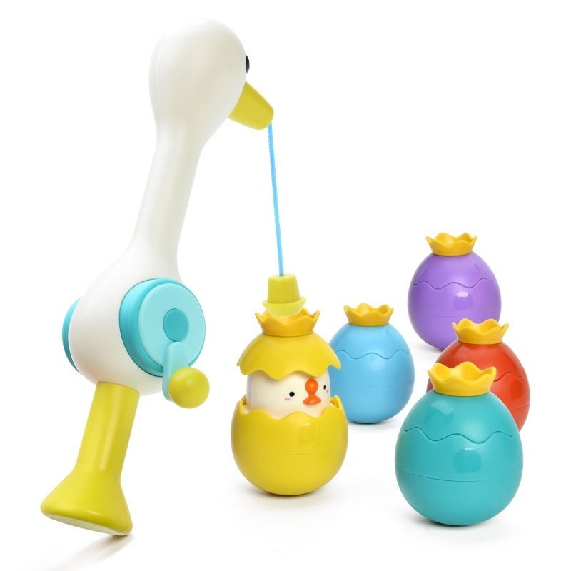 Ingbaby Pet Animal Eggs Splash Water Bath Toys Mainan Mandi Anak Memancing