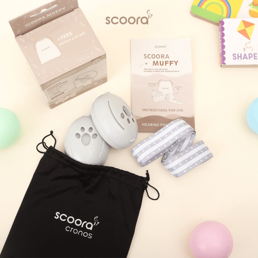 SCOORA Muffy Baby Earmuff Upto 24M Penutup Telinga Pelindung Bayi