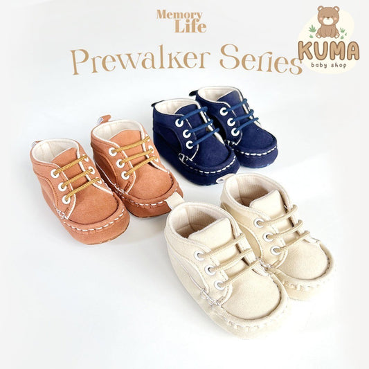 MemoryLife - Prewalker Three Lines | Sepatu Prewalker Bayi Unisex Umur 0 Bulan - 18 Bulan