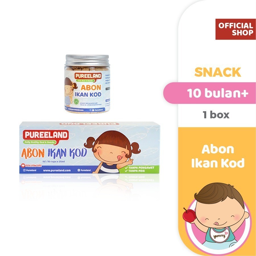 Pureeland Baby Floss / MPASI Bayi Organik / Makanan Bayi / Snack Bayi