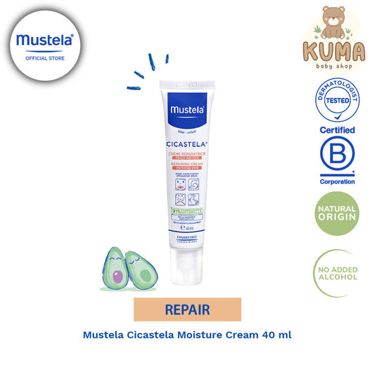 Mustela Cicastela Moisture Cream 40 ml - Krim Bayi Untuk Kemerahan